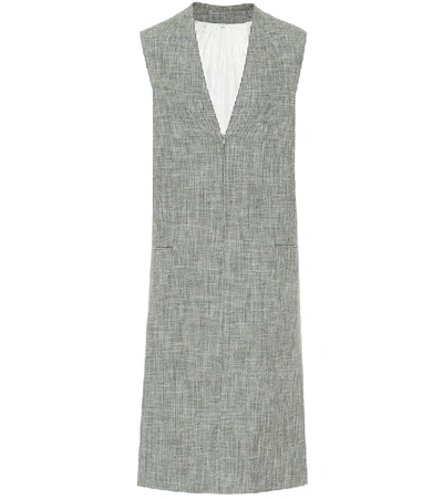 Shop Peter Do V-neck Minidress In Grey