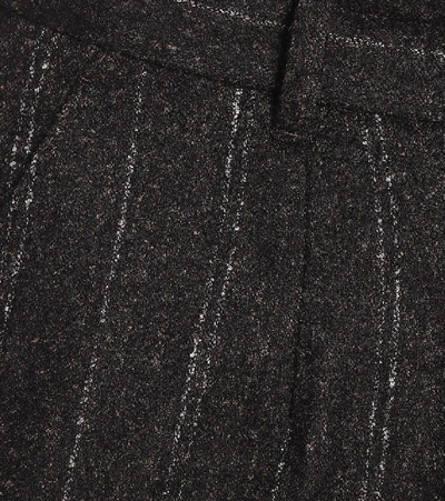 Shop Dolce & Gabbana High-rise Alpaca-blend Pants In Black
