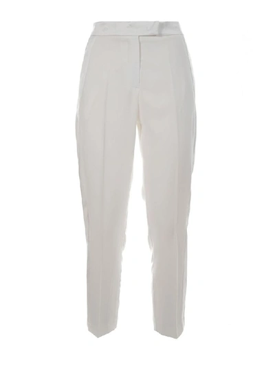 Shop Leqarant Women's White Cotton Pants