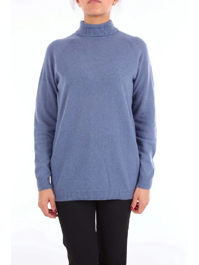 Shop Alysi Women's Blue Wool Sweater