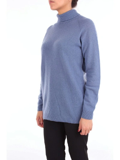 Shop Alysi Women's Blue Wool Sweater