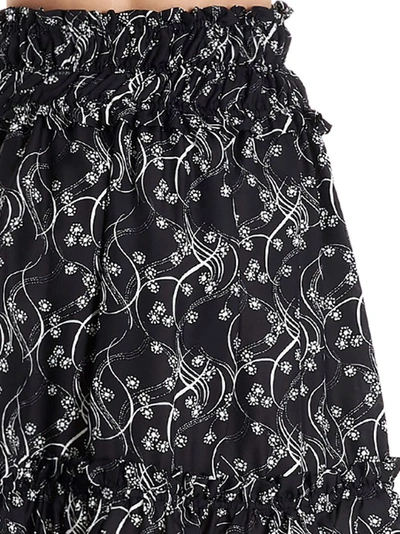Shop Kenzo Women's Black Viscose Skirt