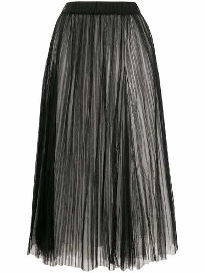 Shop Brunello Cucinelli Women's Black Polyamide Skirt