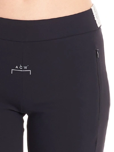 Shop A-cold-wall* Women's Black Polyamide Leggings