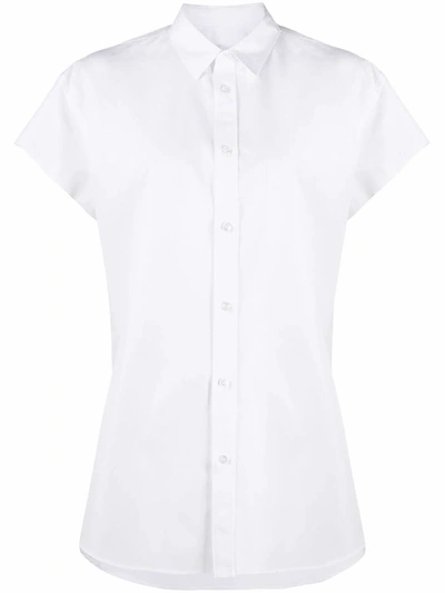 Shop Maison Margiela Women's White Cotton Shirt