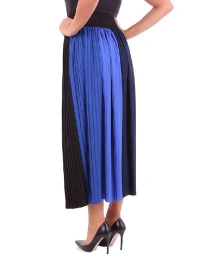 Shop Altea Women's Blue Polyester Skirt