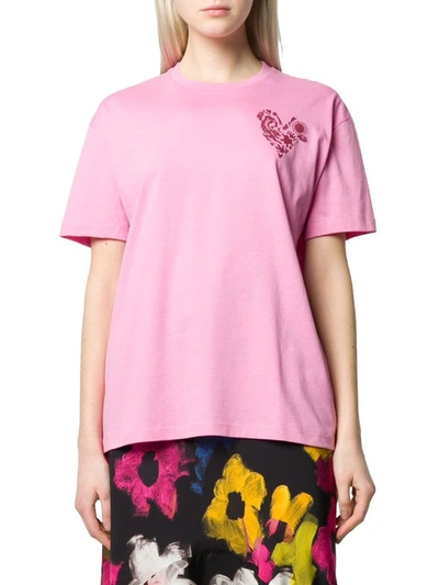 Shop Kenzo Women's Pink Cotton T-shirt