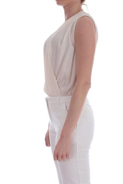Shop Pinko Women's White Acetate Bodysuit