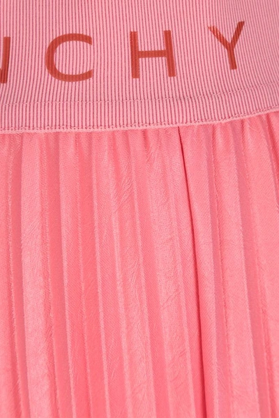 Shop Givenchy Women's Pink Polyester Skirt