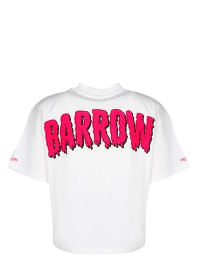 Shop Barrow Women's White Cotton T-shirt