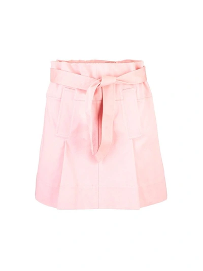 Shop Ferragamo Salvatore  Women's Pink Cotton Skirt