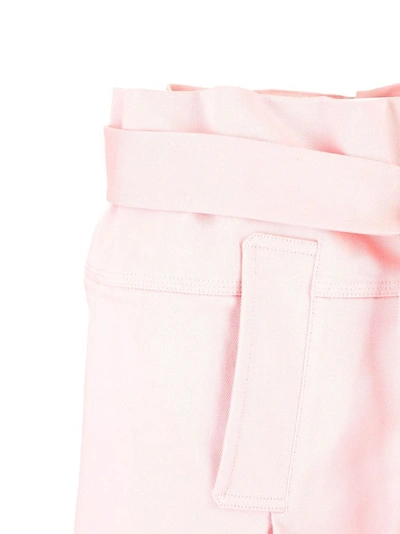 Shop Ferragamo Salvatore  Women's Pink Cotton Skirt