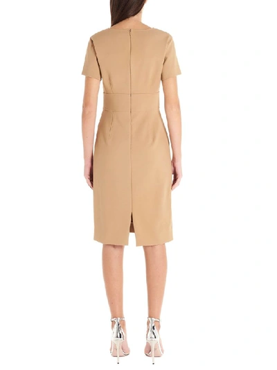 Shop Diane Von Furstenberg Women's Beige Polyester Dress