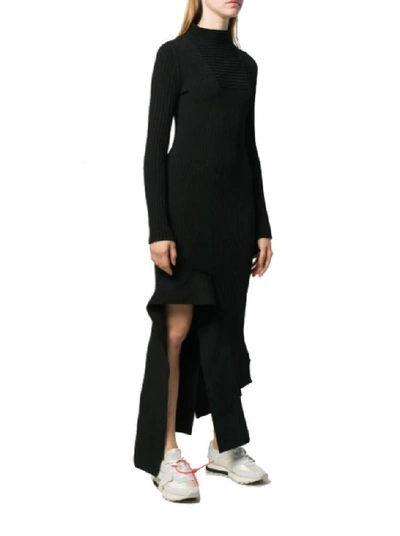 Shop Off-white Women's Black Viscose Dress