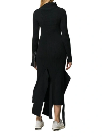 Shop Off-white Women's Black Viscose Dress