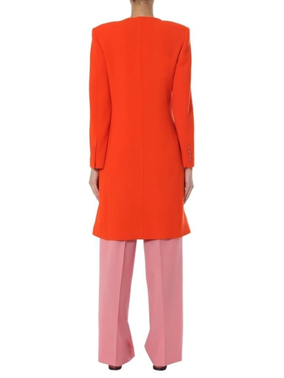 Shop Givenchy Women's Orange Wool Coat