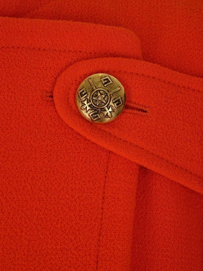 Shop Givenchy Women's Orange Wool Coat