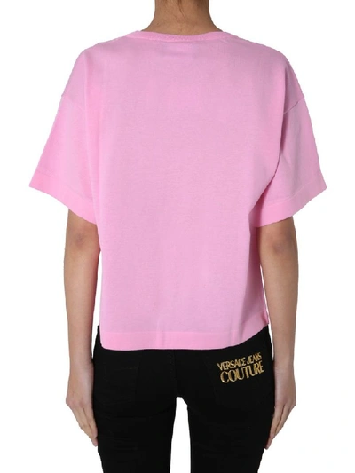 Shop Boutique Moschino Women's Pink Cotton T-shirt