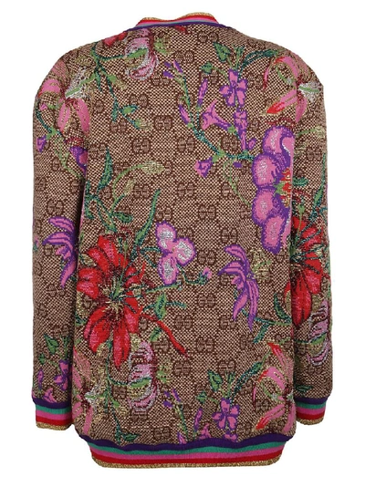 Shop Gucci Women's Beige Wool Cardigan