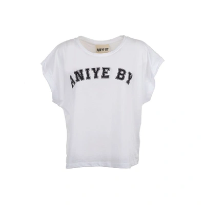 Shop Aniye By Women's White Cotton T-shirt