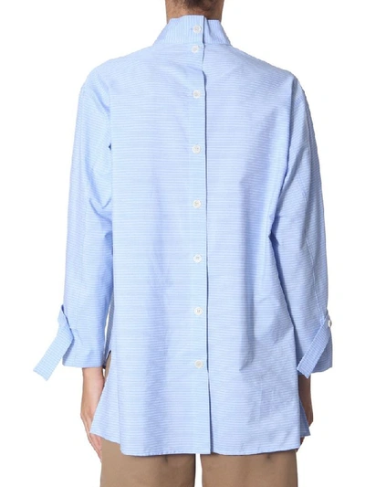 Shop Jejia Women's Light Blue Cotton Shirt