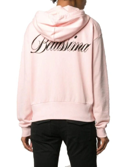 Shop Liu •jo Liu Jo Women's Pink Cotton Sweatshirt