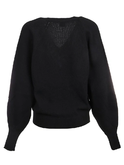 Shop Pinko Women's Black Wool Sweater