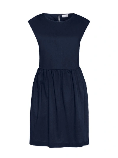 Shop Woolrich Women's Blue Cotton Dress