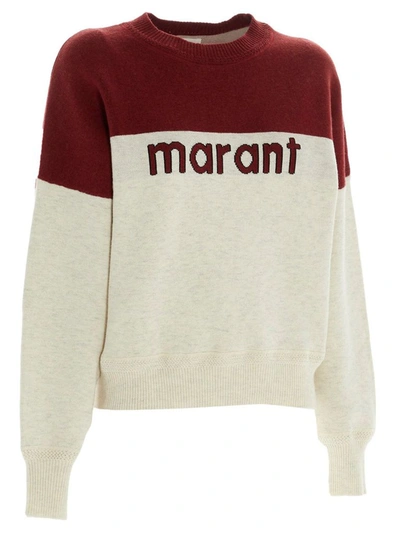 Shop Isabel Marant Étoile Women's Red Cotton Sweater