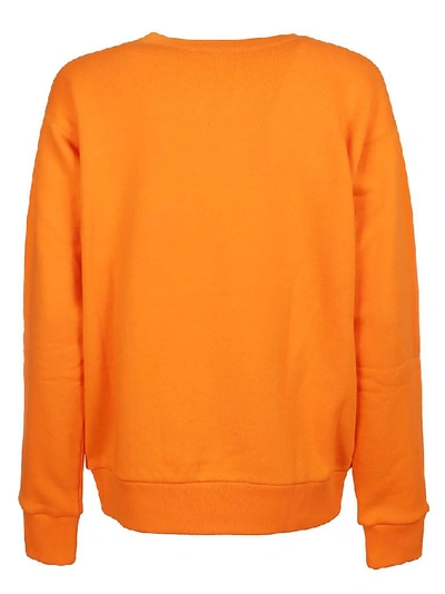 Shop Gucci Women's Orange Cotton Sweatshirt