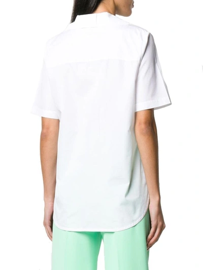 Shop Kenzo Women's White Cotton Shirt