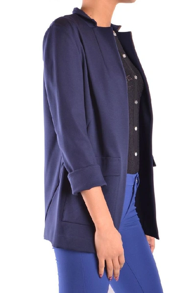 Shop Pinko Women's Blue Viscose Blazer