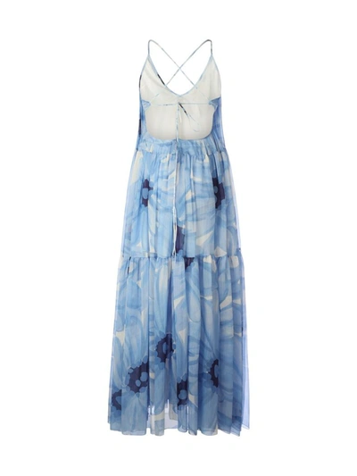 Shop Jacquemus Women's Light Blue Polyester Dress