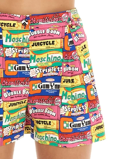 Shop Moschino Women's Multicolor Cotton Shorts