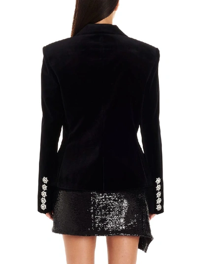 Shop Alexandre Vauthier Women's Black Polyester Blazer