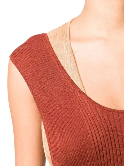 Shop Bottega Veneta Women's Burgundy Cotton Jumper