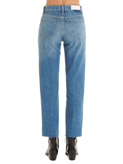 Shop Re/done Women's Blue Cotton Jeans