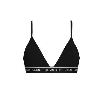 Shop Calvin Klein Underwear Women's Black Cotton Bra