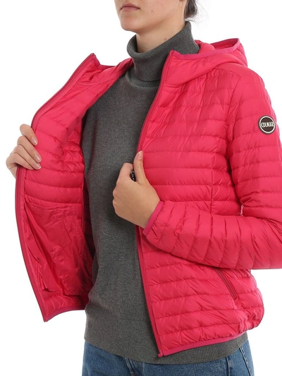 Shop Colmar Originals Women's Fuchsia Polyamide Down Jacket