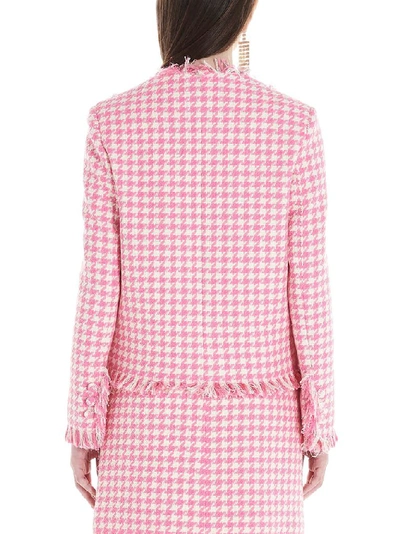 Shop Msgm Women's Pink Cotton Jacket
