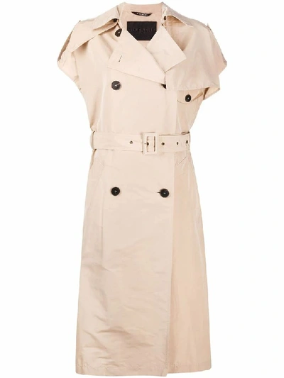 Shop Givenchy Women's Beige Cotton Trench Coat