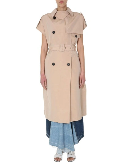 Shop Givenchy Women's Beige Cotton Trench Coat