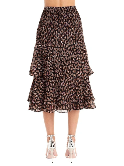 Shop Diane Von Furstenberg Women's Multicolor Silk Skirt
