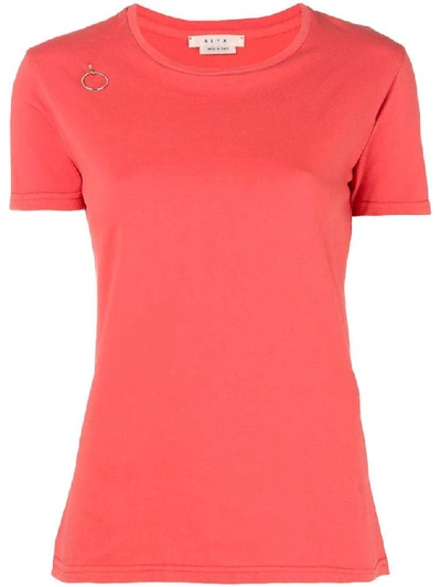 Shop Alyx Women's Red Cotton T-shirt