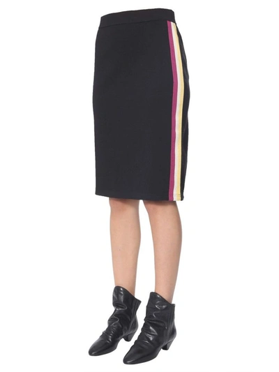 Shop Isabel Marant Étoile Women's Black Viscose Skirt