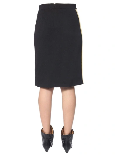 Shop Isabel Marant Étoile Women's Black Viscose Skirt