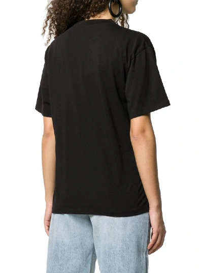 Shop Aries Arise Women's Black Cotton T-shirt