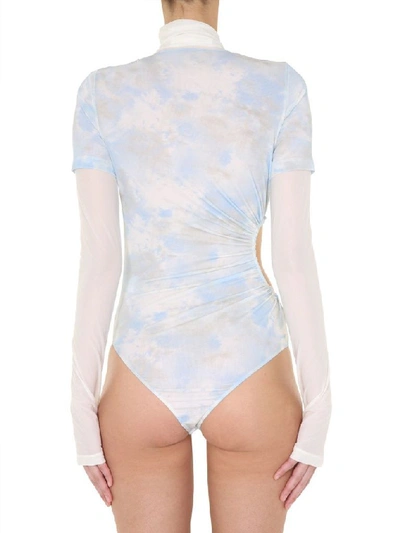 Shop Off-white Women's Light Blue Polyamide Bodysuit