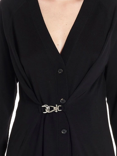Shop Prada Women's Black Wool Cardigan