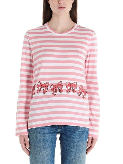 Shop Comme Des Garçons Women's Multicolor Cotton T-shirt